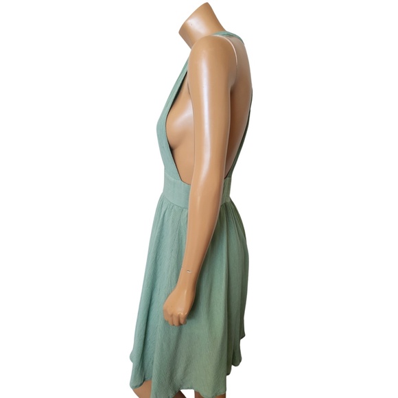 Cupshe Halter Green Dress Large - Picture 4 of 9